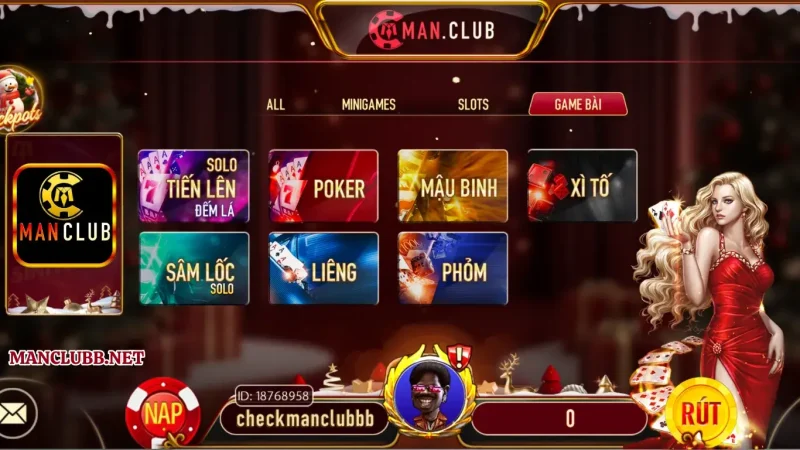 Đôi nét về game bài đổi thưởng Manclub